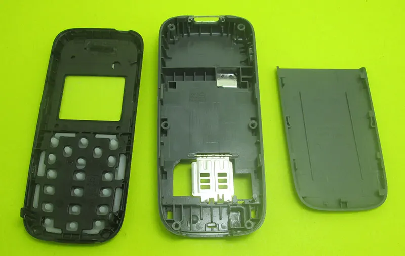 10 шт. Белый Черный Корпус Крышка батарейного отсека клавиатура для Nokia 1200 1208 и