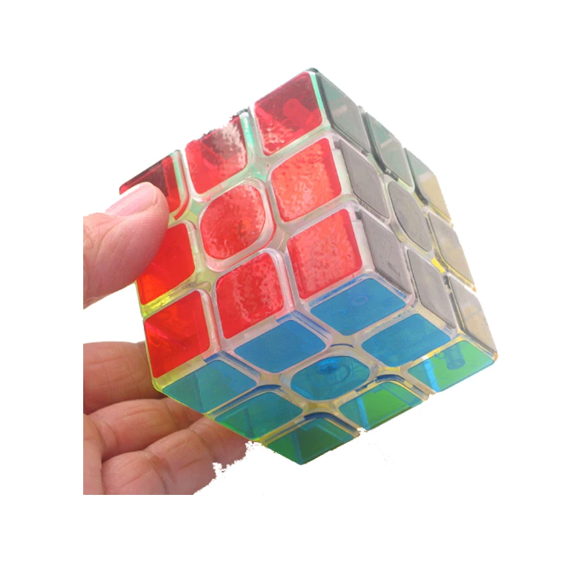 Прозрачный 3x3x3 Мэджико Cubo образовательные обучающие игрушки для детей Скорость Мэджико Cubo игрушка 3x3x3 прозрачный Magic Cube игрушки