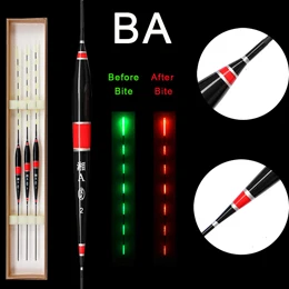 Умный поплавок с датчиком гравитации, ночной Световой поплавок для рыбалки, СВЕТОДИОДНЫЙ Электрический светящийся светильник, автоматически напоминающий поплавок для рыбалки - Цвет: BA-Size 3