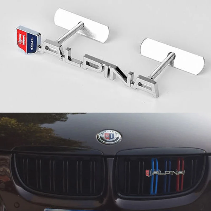 Модные автомобильные наклейки с эмблемой металлические для Alpina M M3 M5 M6 X1 X3 X5 X6 E46 E39