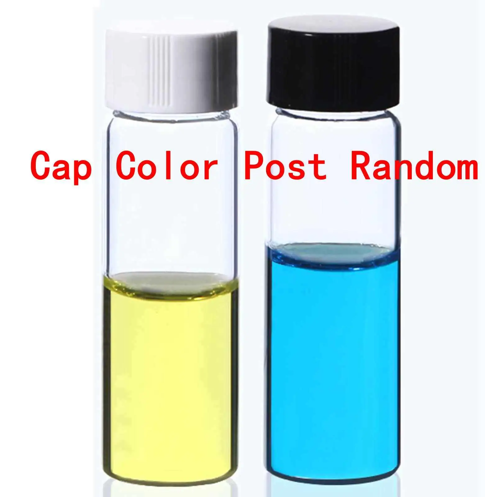 5pcs 20ml Sample Bottle CLEAR Glass Screw Top