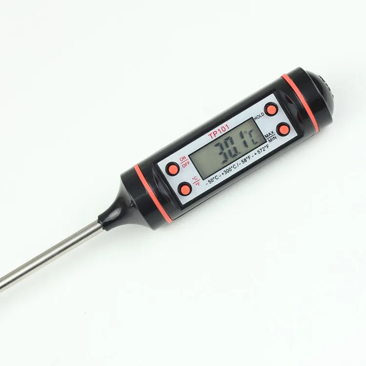 Электронный термометр для еды, ручка, тип температуры, портативный зонд, инструмент для выпечки, кухонные аксессуары, инструменты для выпечки, пластик
