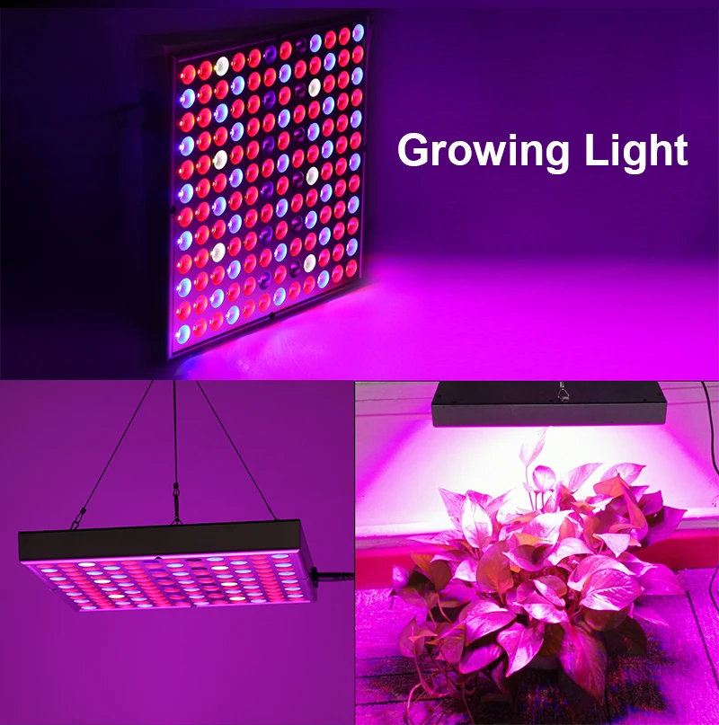Лампа для выращивания 25 Вт 45 Вт 85-265 в светодиодный светильник для выращивания растений, полный спектр, растительный светильник ing 75 светодиодный s 144 светодиодный s для выращивания рассада растений