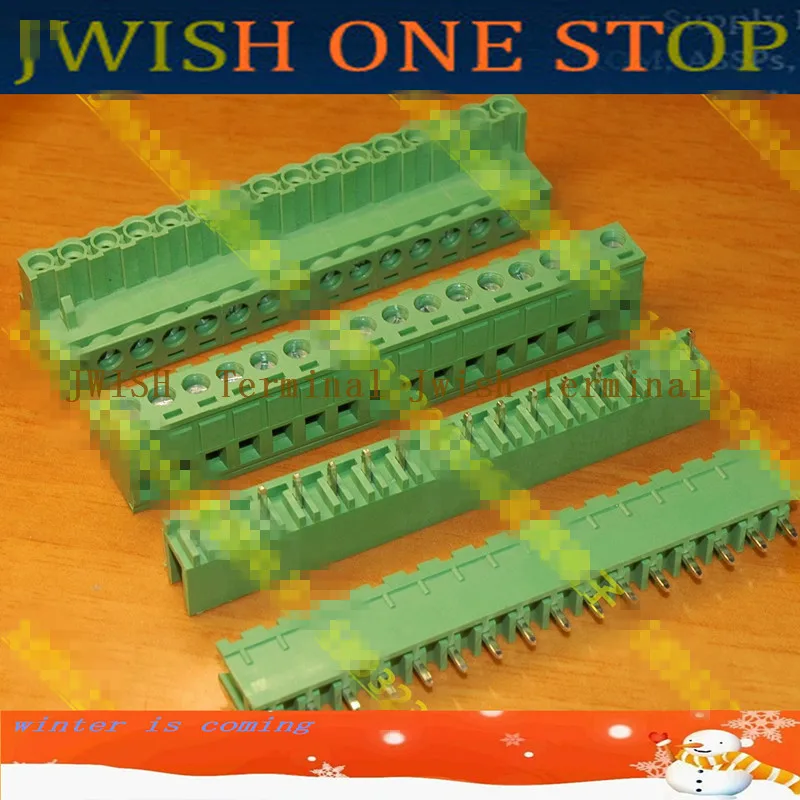 Подключаемая Клеммная колодка PCB 7 62 мм открытая Закрытая KF 2edg 7. 2EDG 7P 8P 9P 10P 11P 12P
