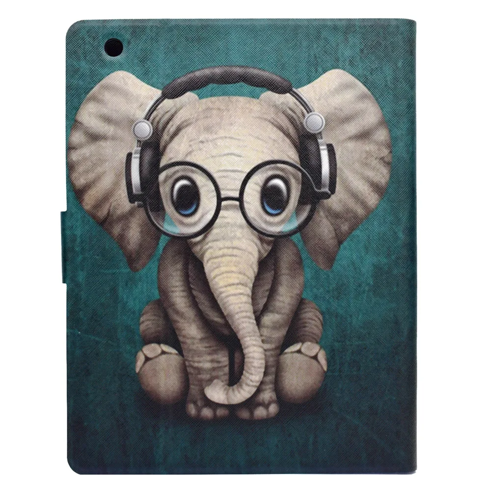 Чехол для планшетов Apple iPad 2 iPad 3 iPad 4 9,7 дюймов Чехол С Рисунком Слона совы