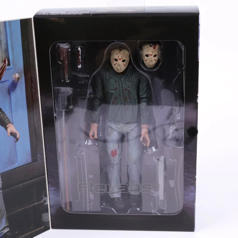 NECA Friday the 13th Ultimate Jason Voorhees 2009 Remake ПВХ фигурка Коллекционная модель игрушки