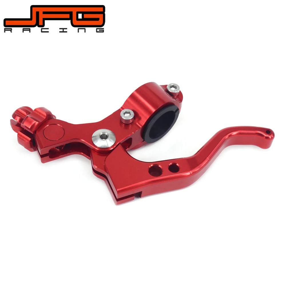Billet CNC Pivot Short Adjustable Stunt Clutch Lever with clamps for KTM HONDA YAMAHA SUZUKI KAWASAKI Dirt Bike