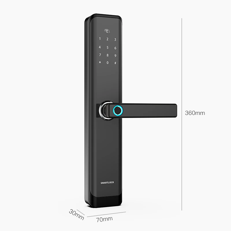 Дверной смарт замок KPIOCCOK Bluetooth управление через приложение пароль IC карта сканер