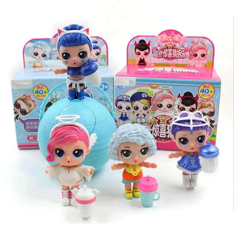 Landzo quente 1pc eaki original lol reborn boneca crianças quebra-cabeça brinquedo engraçado diy brinquedos princesa boneca caixa original multi modelos