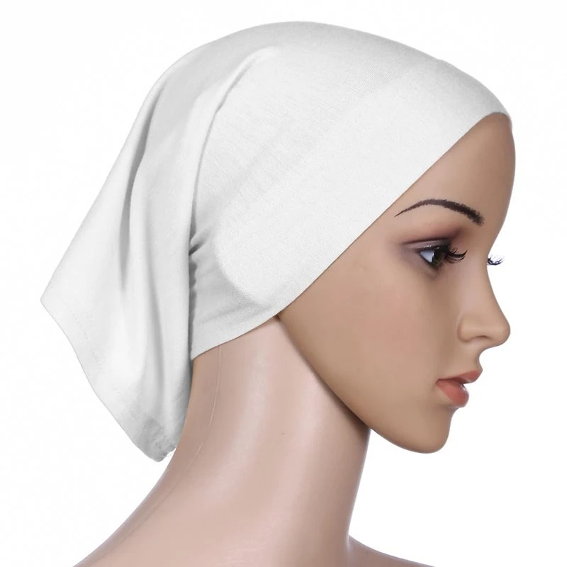 Newest Style Arab woman's headscarf cotton solid inner hijab underhead