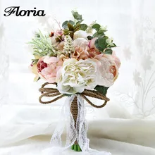 Искусственные Свадебные букеты для невесты горячая Распродажа Casamen Кружева Свадебные цветы Брошь букеты Vestidos De Mariage