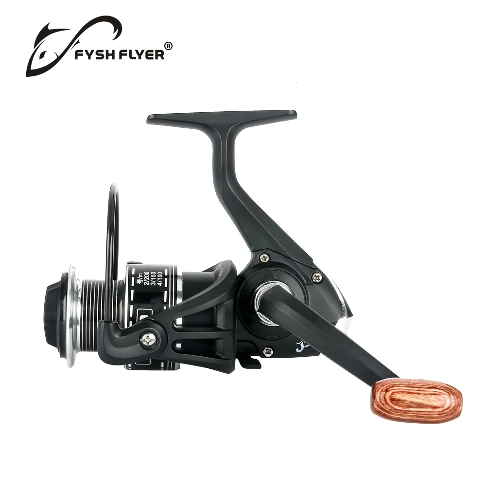 

Spinning Fishing Reel, High Performance Front Drag System, 7+1 BB, Aluminum Spool, Left / Right Exchangeable Handle, Wooden Knob