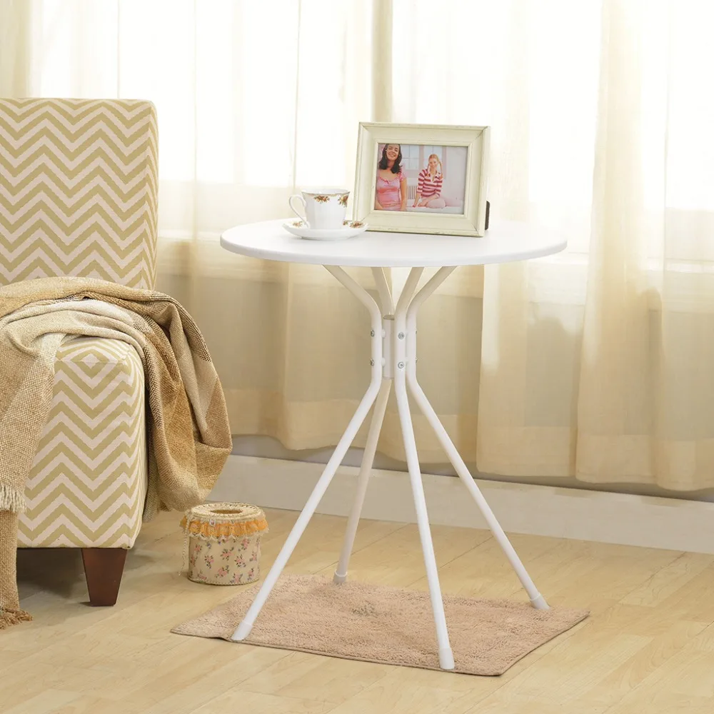Popular Modern Furniture Free Shippingbuy Cheap Modern Furniture - Langria Modern Round Coffee Tea Side Sofa Table Allwhite Minimalist Designwith Splayed Leg popular modern furniture free shippingbuy cheap modern furniture - langria modern round coffee tea side sofa table allwhite minimalist designwith splayed leg