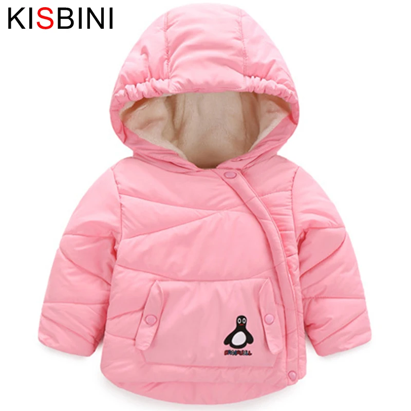 

KISBINI Children Clothing Girl Coat Hooded Jacket Thick Cotton Coat Baby Boys Clothes Down Jacket For Girl kids Winter Jacket