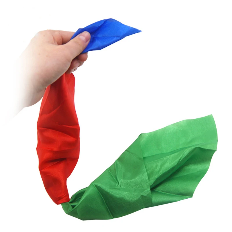 

Chameleon scarf Magic Props 22* 22cm Tools Magic Trick Supplies Toys Change Color Silk Scarf Magic Tricks Close-up Magic show