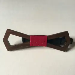 Галстук комплекты Модные индивидуальные деревянные галстук-бабочка галстук ручной работы XK08