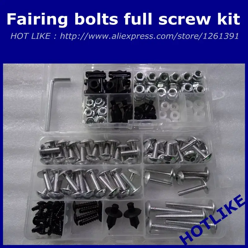 Комплект болтов обтекателя Для YAMAHA YZF R1 2009 2010 2011 YZFR1 09 10 11 обтекателей|fairing bolt kit|bolt