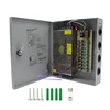 Caja De Alimentación para cámaras de videovigilancia, tira LED Pixel de 12V, 5A, 10A, 20A, 30A, 4/9/18 puertos, 110V, 220V ► Foto 2/6