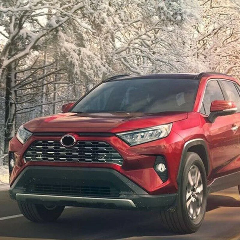 Противотуманная фара внешняя передняя крышка для Toyota RAV4 лампы Накладка защита