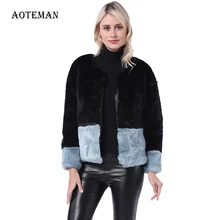 Женское зимнее пальто большого размера, повседневное пальто из искусственного меха, женское винтажное лоскутное пальто с длинными рукавами, меховые куртки casaco feminino