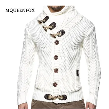 

2019 New Pullovers Sweater Coat Men Winter Knitting Clothes Sweater Coats Men Warm Sweaters Loose Fit Sweaters