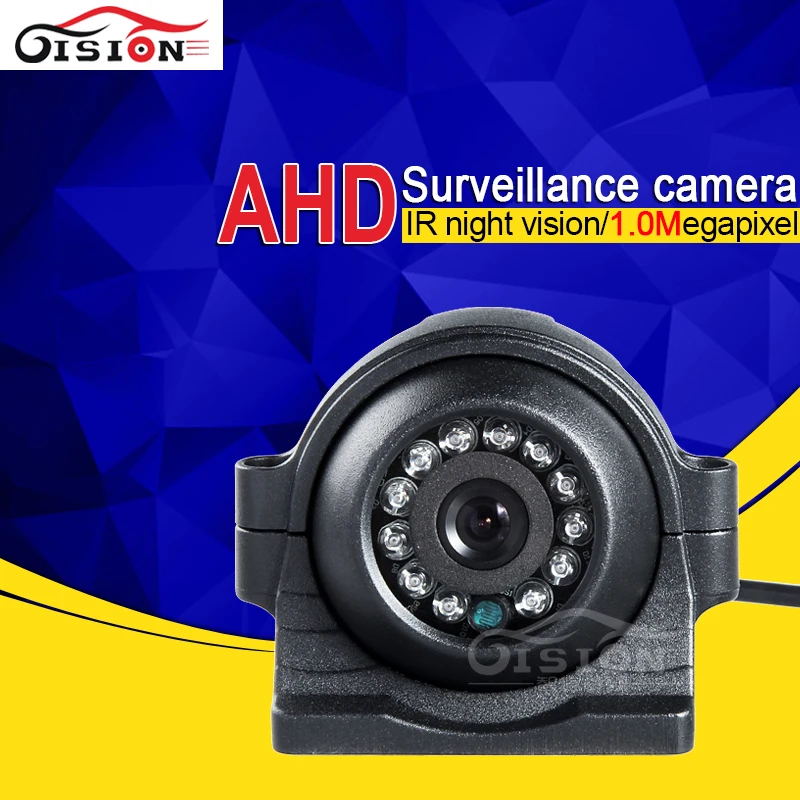 Free Shipping Waterproof Infrared Red AHD font b Camera b font Metal 1 0MP HD Car