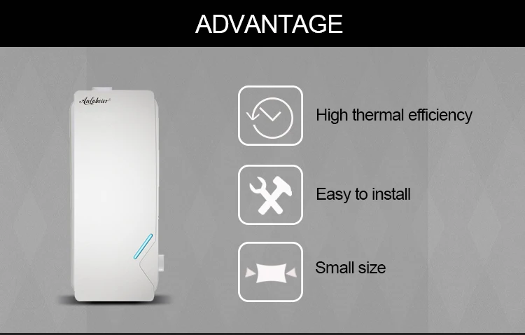 Anlabeier Ванная комната Кухня применение 5500 Вт мгновенный Электрический Tankless водонагреватель для душа