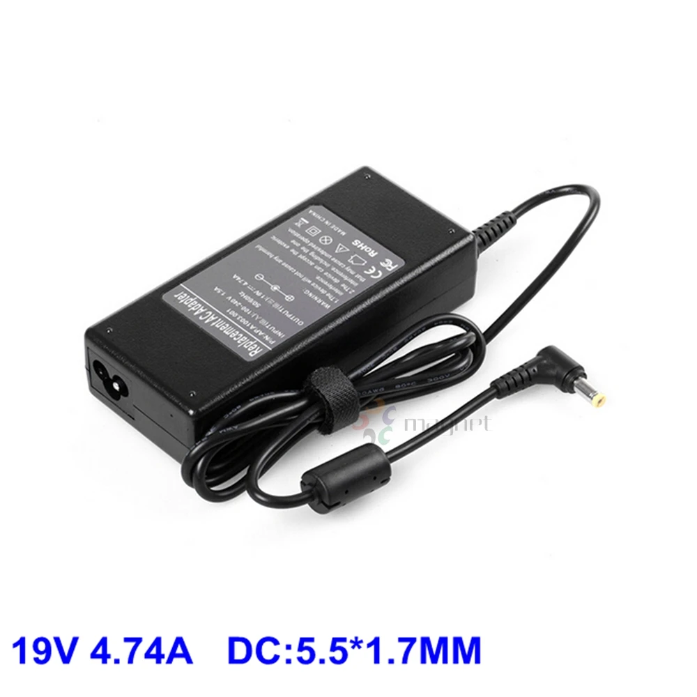 19V 4.74A 90W Power Supply AC Adapter Laptop Charger For Acer Aspire 5742G 5745G 5750G 5755G 5920G 5951 5.5*1.7MM | Компьютеры и офис
