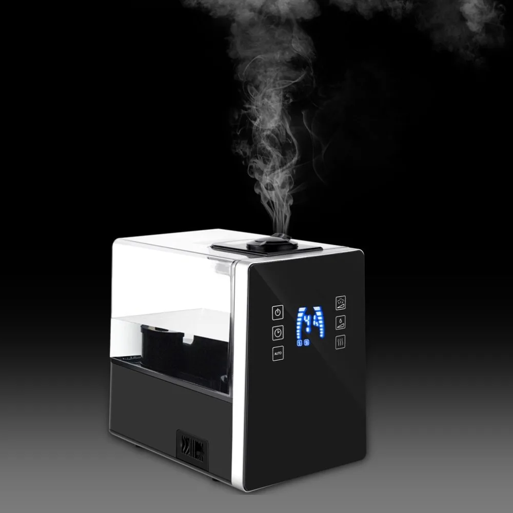 

Mechanical Remote Control Ultrasonic Humidifier Dual Use Air Purifier Air Aroma Diffuser Home Office Humidifier EU Plug