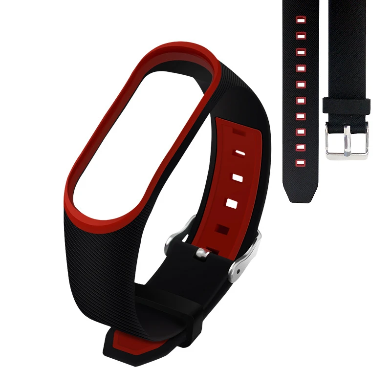 Mi band 4 и 3 ремешок для браслета замена Xiaomi Band цветной анти-потерянный браслет |