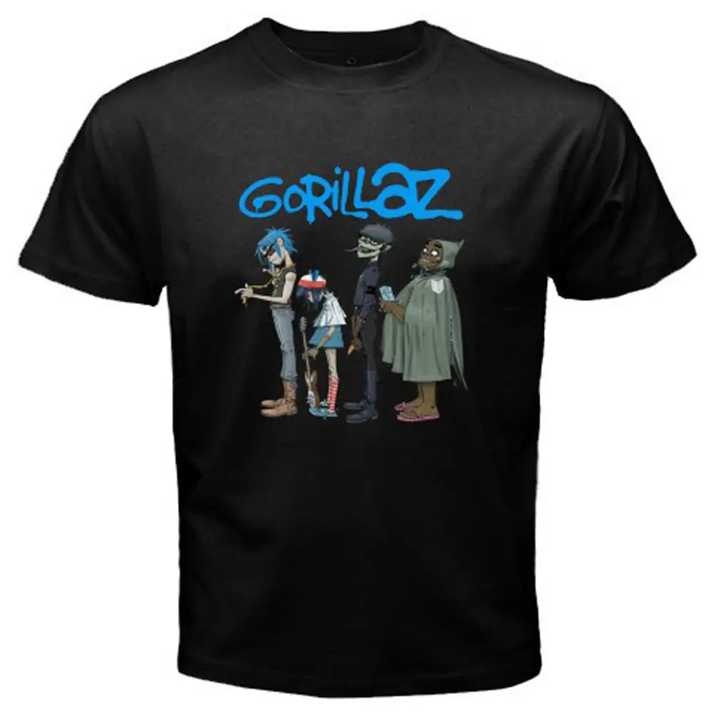 Мужская мода новый orillaz Ro Band Personel Loo Мужская Bla футболка S M L XL 2XL 3XL летняя повседневная одежда