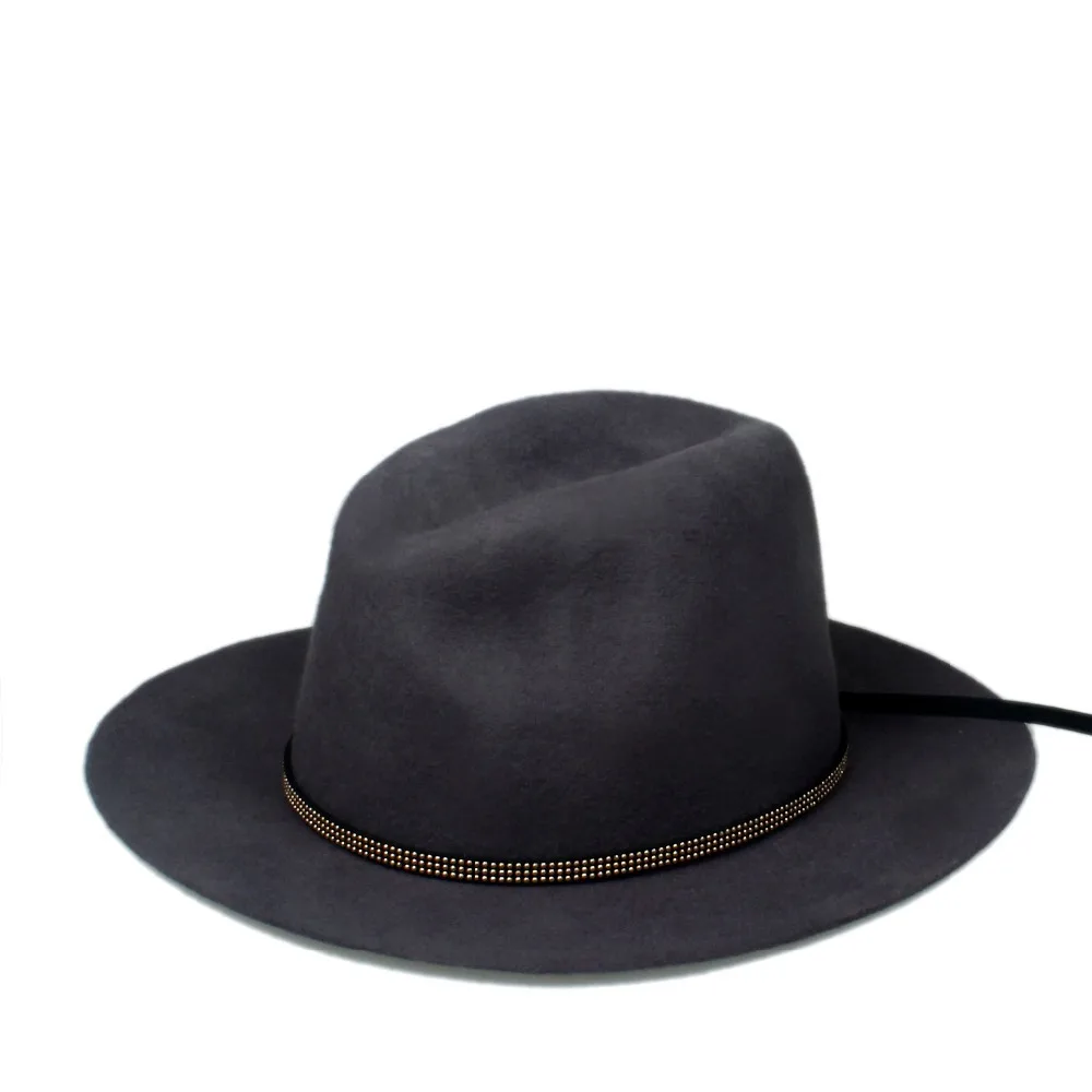 Мода шерстяная летняя зимняя женская мужская фетровая шляпа крушаемая натуральная фетровая Солнцезащитная шапка Трилби Gorra Toca Sombrero Панама шляпа