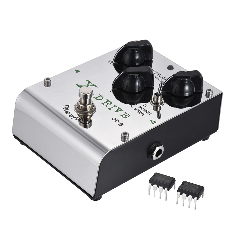 Педаль для гитары BIYANG OD 8 трехрежимная с 2 сменными чипами|guitar effect pedal|effect pedaleffect