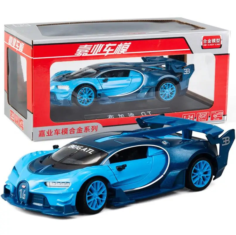 1:24 игрушечный автомобиль отличного качества bugatti gt Металлический Игрушечный Автомобиль литой автомобиль Diecasts& игрушечные транспортные средства Модель автомобиля игрушки для детей