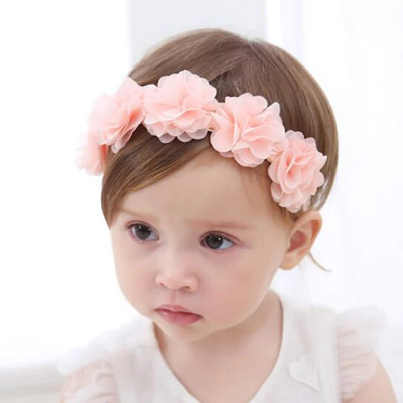 

New Arrive Cute Baby Girl Toddler Lace Flower Hair Band Headwear Kids Headband Accessories