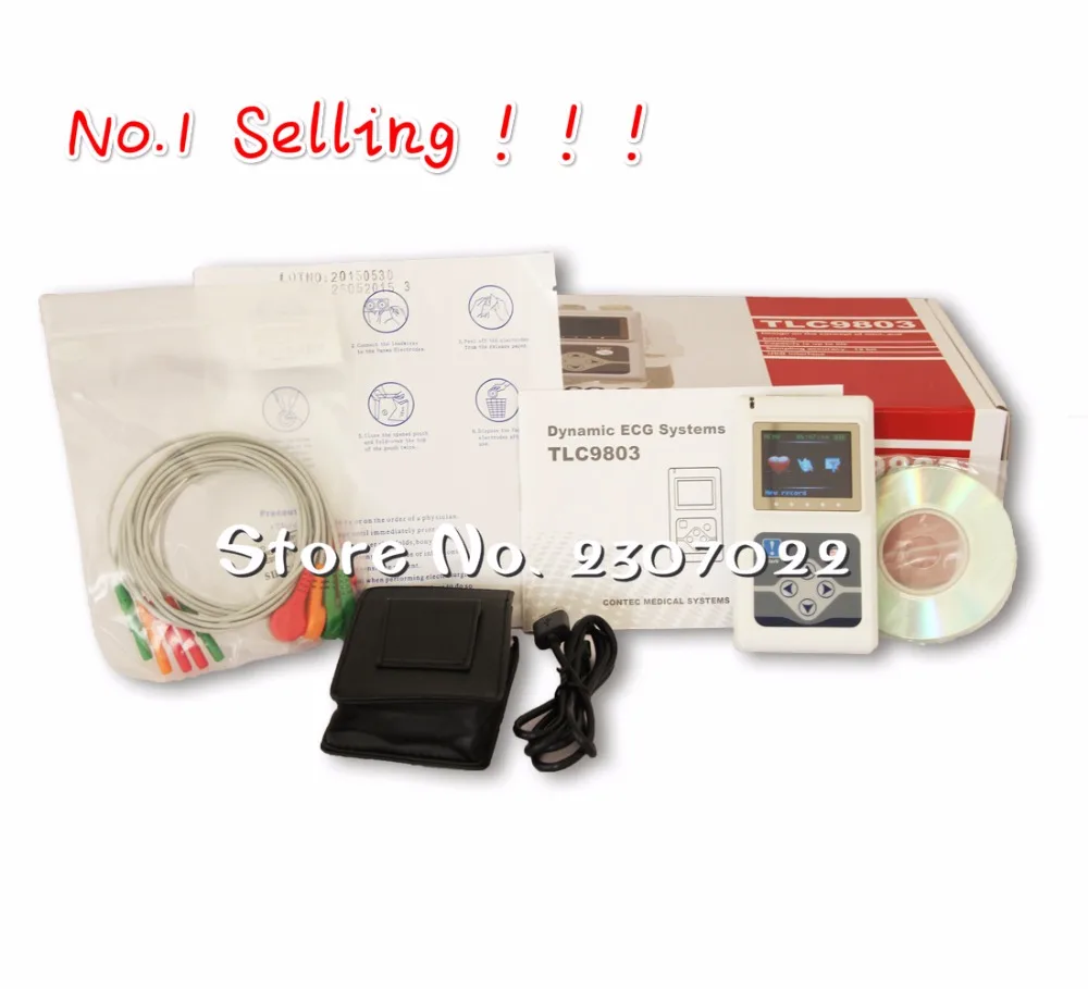 Contec производитель доставка Новые 3 каналы ECG Holter EKG Monitor System 24 часа Recorder TLC9803/5007|ecg