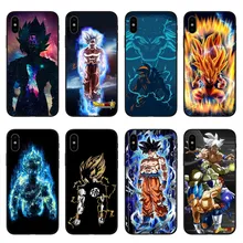 Чехол для телефона с Dragon Ball; Dragonball z Мягкий ТПУ чехол для телефона для iPhone X 10 чехол Гоку для iPhone 5S, se, 6, 6 s Plus, 7, 7 Plus, 8, 8Plus