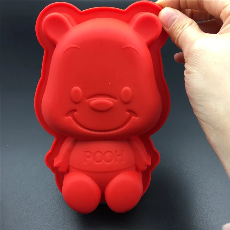 

PEIPINGKE Single Cartoon Animal Shaped Silicone Cake Mold Handmake DIY Bread Mould Silicone Moulds For Cake