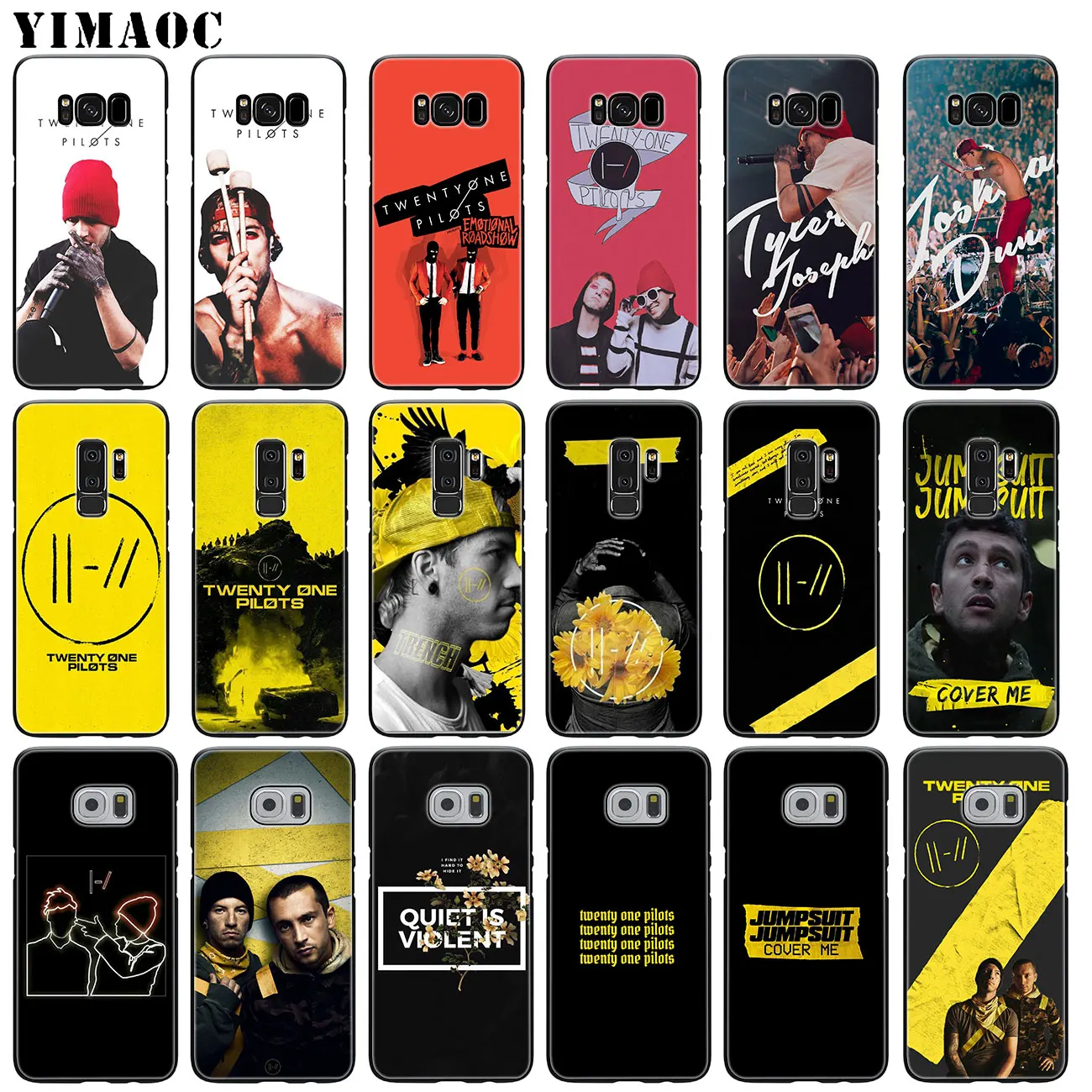 

YIMAOC twenty one pilots Trench Soft Silicone Phone Case for Samsung Galaxy S10 Plus S9 S8 Plus S6 S7 Edge S10e E Black Cover