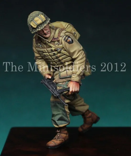 

1/35 scale WW2 US 101 Airborne miniatures WWII Resin Model Kit figure Free Shipping