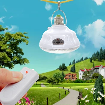 

Rechargebal energy-saving solar lamp 22led emergency light with switch+solar panel led spotlight Tent Light outdoor lighting e27