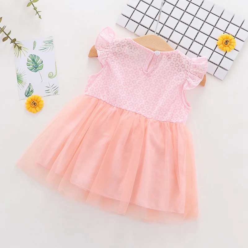 Платье для крещения с цветочным рисунком; Vestido; свадебное платье из тюля для малышей; Одежда для новорожденных; платье для маленьких девочек; праздничное платье принцессы на день рождения