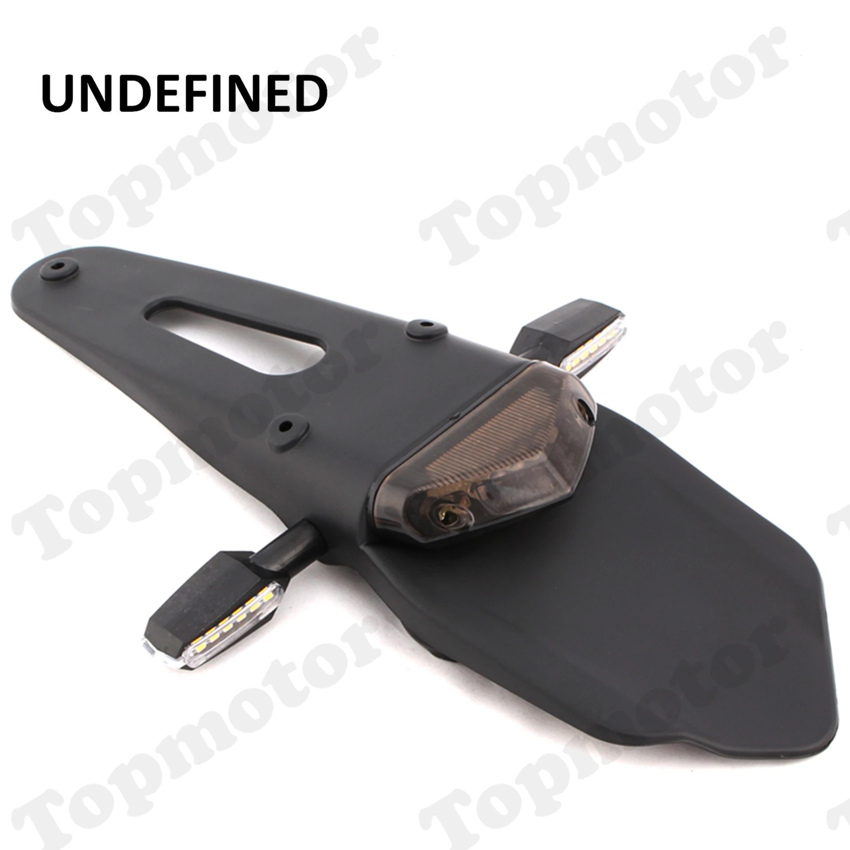 

UNDEFINED Universal Smoke Motorcycle Accessories Fender LED Rear Tail Running Brake Light With 10mm 12V Turn Signals Light Lamp