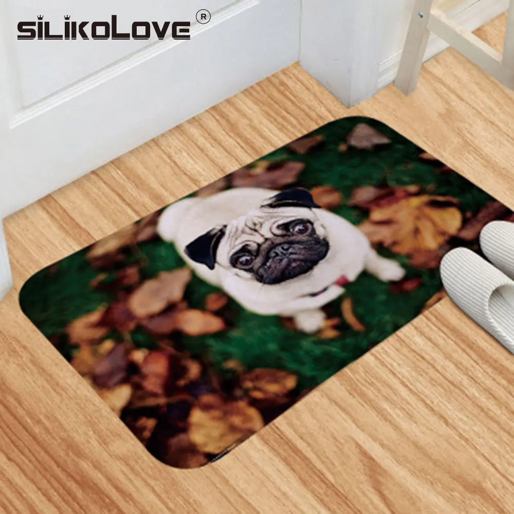 SILIKOLOVE 40*60 см нескользящий коврик для ванной с изображением животных собак кошек