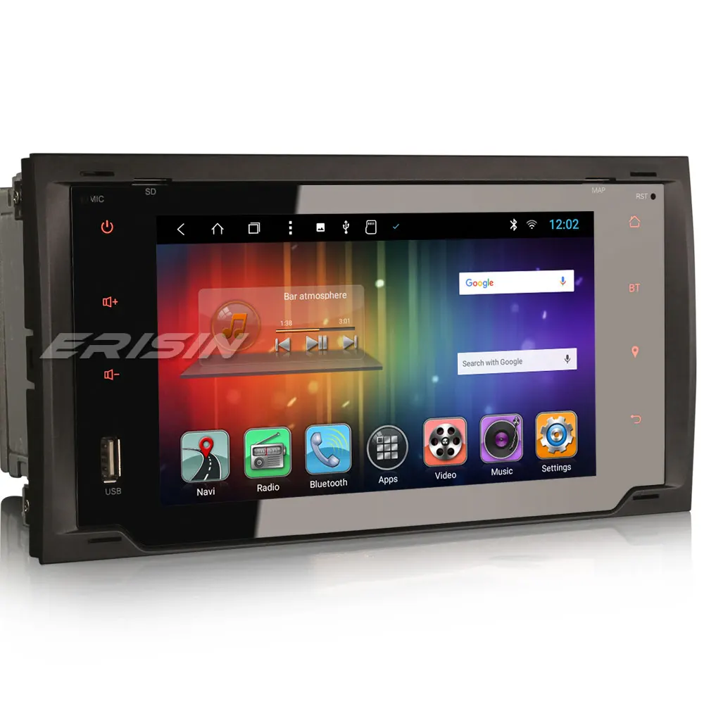 Erisin ES8276F 7 &quotВосьмиядерный Android 8 1 T8 автомобильный DVD 4G DAB + 32GB GPS Sat для Ford Kuga