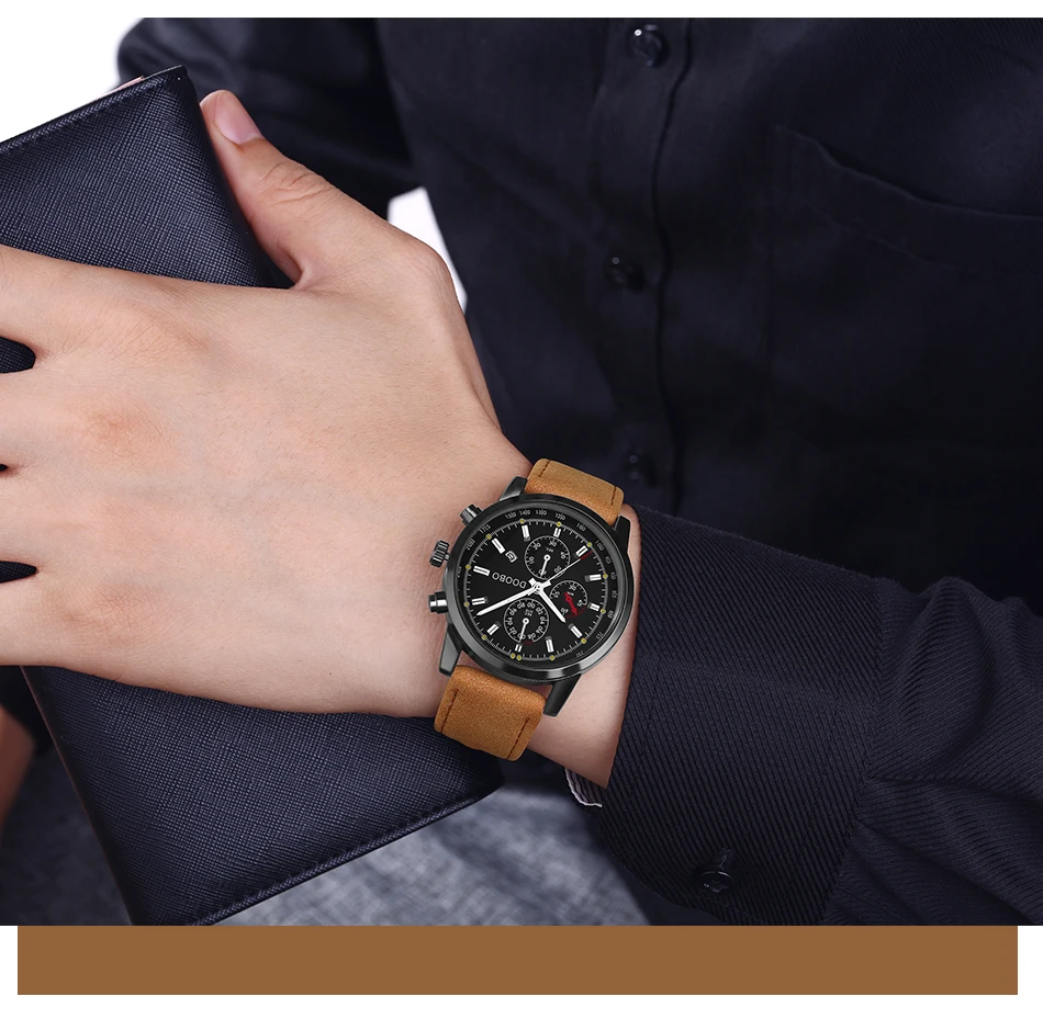 Luxury Brand Men Military Sports Watches Men's Quartz Date Clock Man Casual Leather Wrist Watch Relogio Masculino Dropshipping