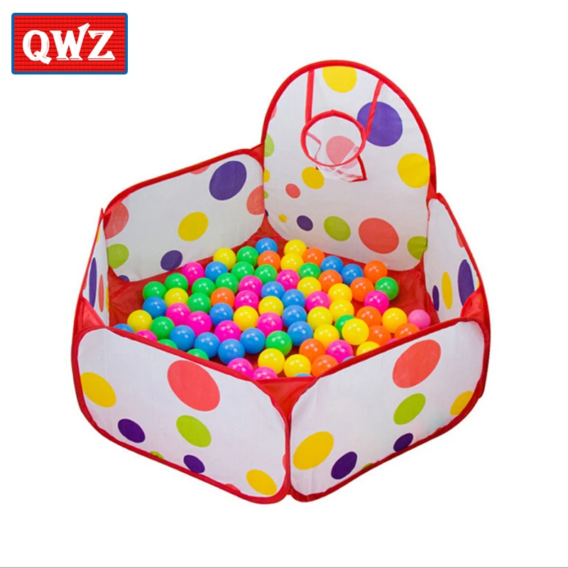 QWZ мультяшная складная детская игровая игрушка палатка океанские шары бассейн для детей Спорт на открытом воздухе развивающая игрушка Дети Рождественские подарки