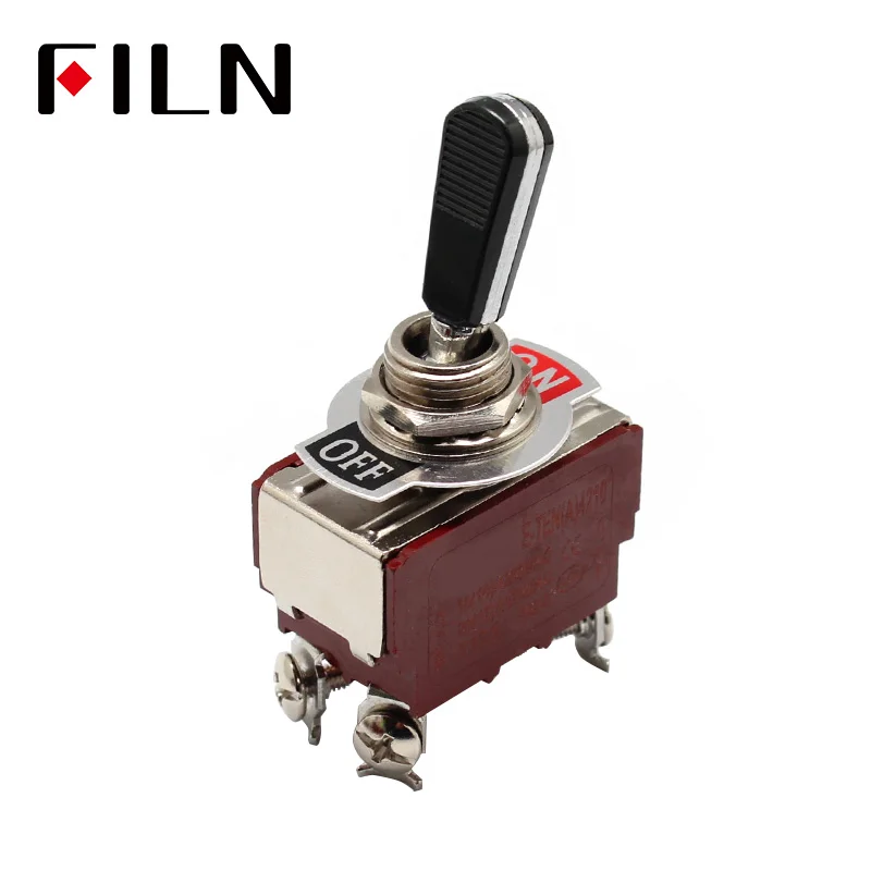 

16A250VAC ON OFF 2 Position DPST Heavy Duty 4 screw terminal car auto big Toggle Switch