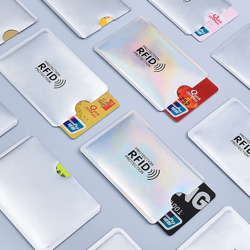 Анти Rfid Блокировка держатель для карт NFC считыватель Id банк бизнес Bancaire защита ID