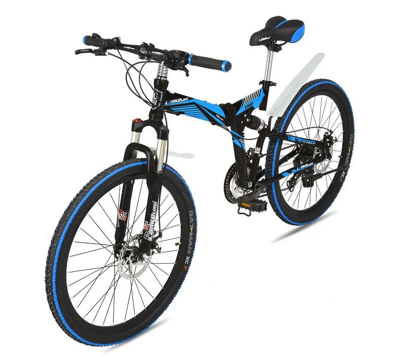 Cheap Big Discount for New Type, 21 Speeds, 24/26 inches, Folding Bike, Lockable, Full Suspension, Double Disc Brake, Mountain Bike. 18